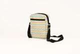 Unisex Box Wave Stripe Printed rPET Sling Bag