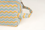 Multi-Purpose Rectangular rPET Wave Stripe Pouch