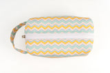 Multi-Purpose Rectangular rPET Wave Stripe Pouch