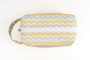 Multi-Purpose Rectangular rPET Wave Stripe Pouch