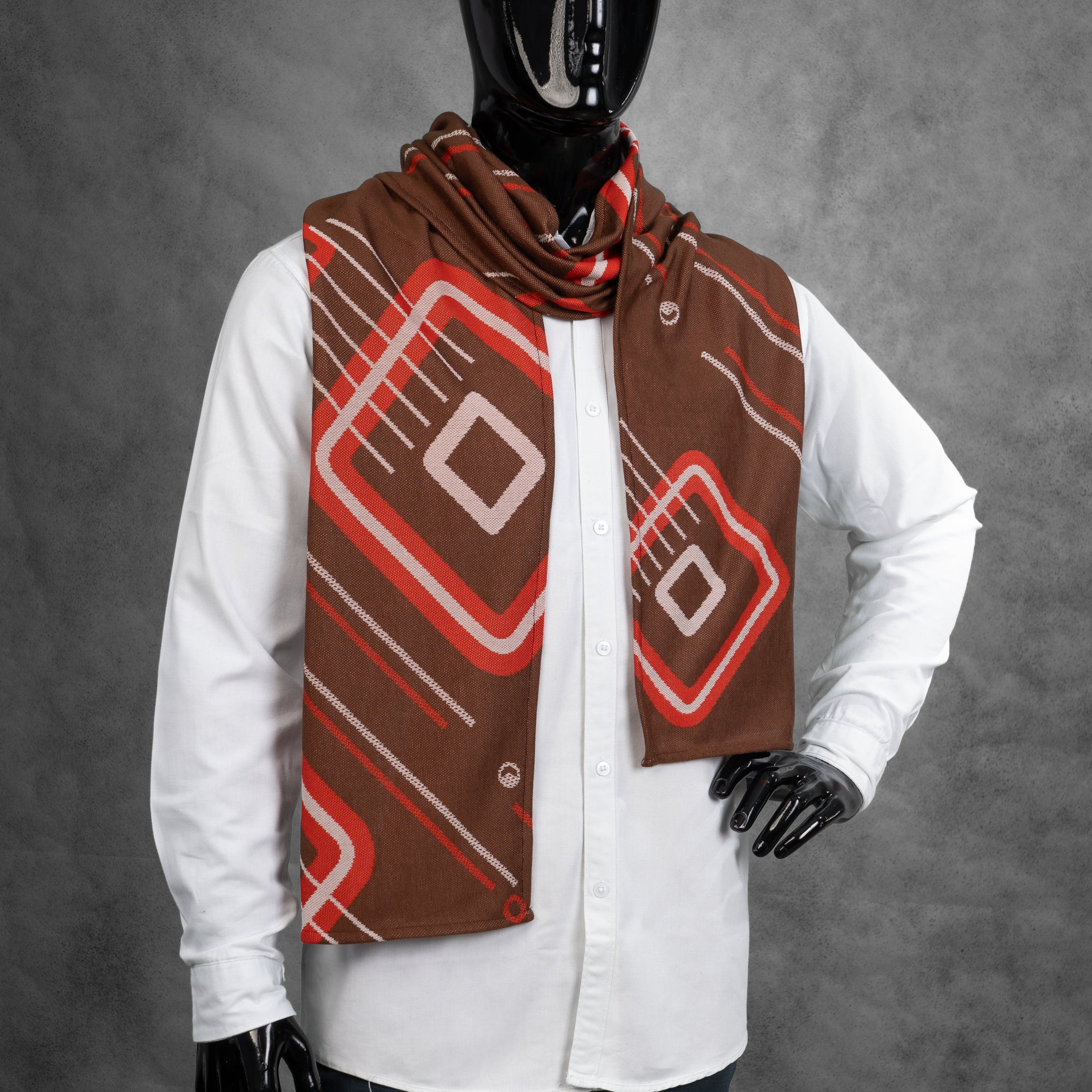 Luxurious Stole - Nutbrown Square