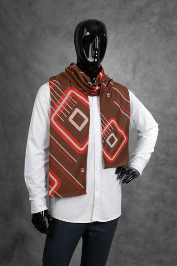 Luxurious Stole - Nutbrown Square