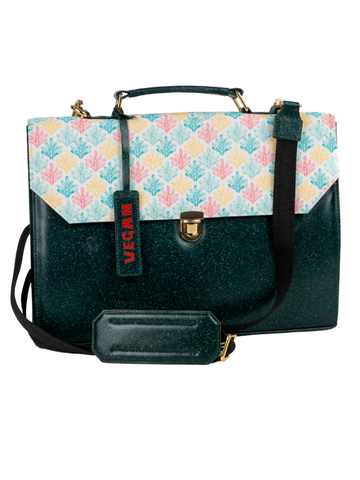 rPET with Vegan Leather based Laptop Bag - Luxe Edition