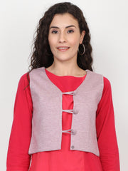 Women's rPET Waistcoat - Maroon