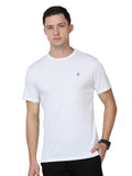Solid Men’s Active T-Shirt – White