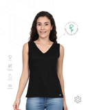 Women's Cotton Dual Neck Tank Top