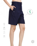 Women's Recycled Cotton Pleated Shorts