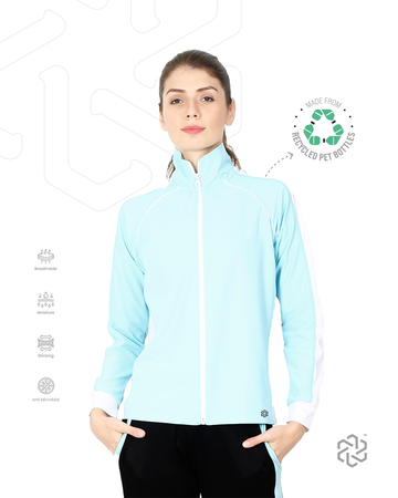 Women's rPET Sporty Jacket - Mint