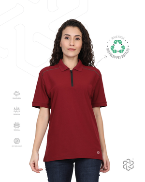 Women's rPET Sporty Polo TShirt