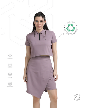 Women's rPET Stretch Crop Polo & Skorts