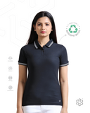 Women's rPET Tipping Polo TShirt