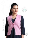 Women's rPET with Cotton Shawl Collar Waistcoat