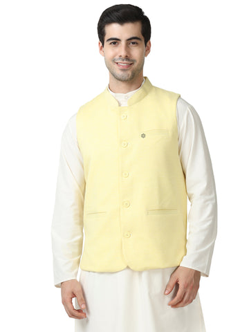 Mens rPET with Recycled Cotton Modi Jacket's - Lemon