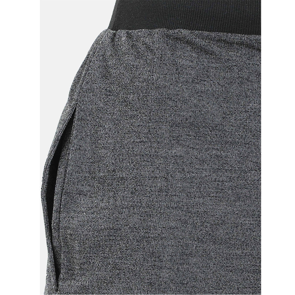 Casual Lounge Pants with ribbed cuffs - Black