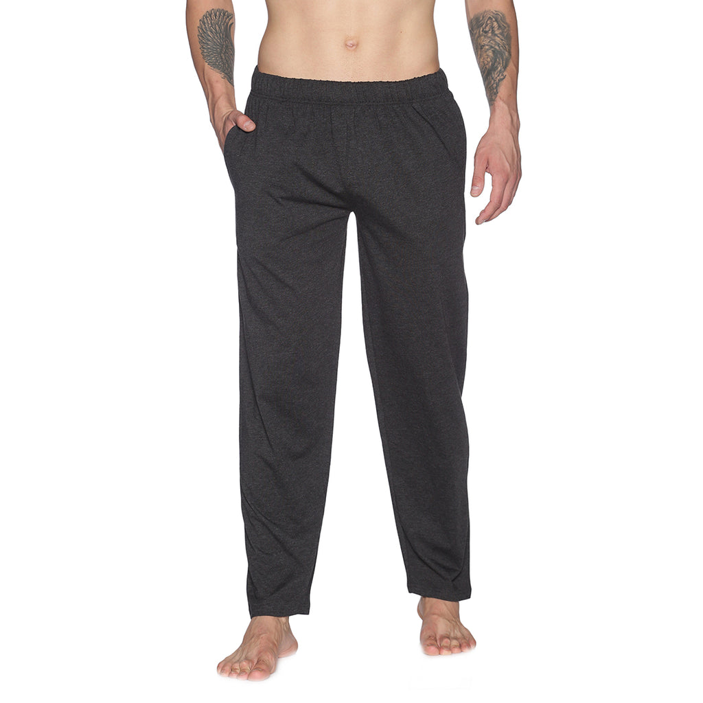 Men's Cotton Lounge Pants - Charcoal Melange